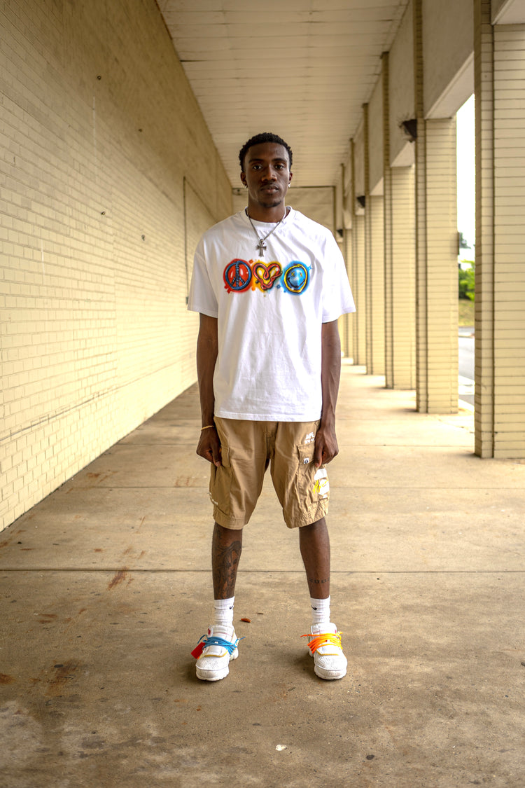 Brotherly Sole Peace Love Happiness T-Shirt (White, Black, etc.) - unisex graphic tee